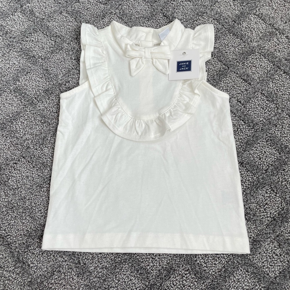 NWT Janie and Jack Ruffle Collar Blouse